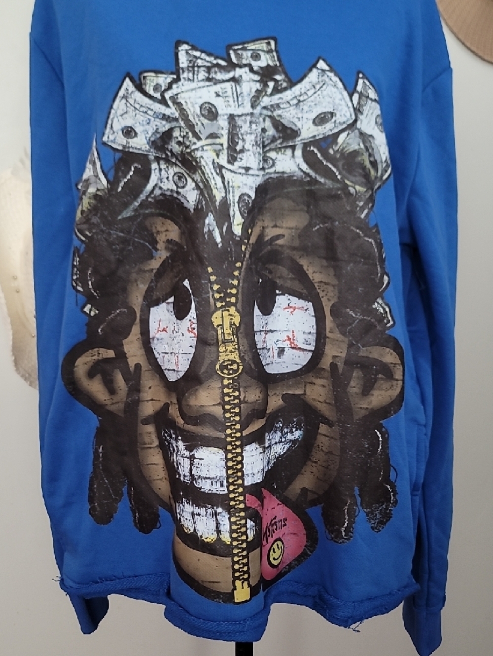 NWT Motion Studios Royal Blue Progress Hoodie - Picture 4 of 11